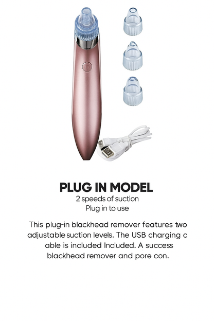 Electric blackhead remover