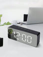 digital mirror clock