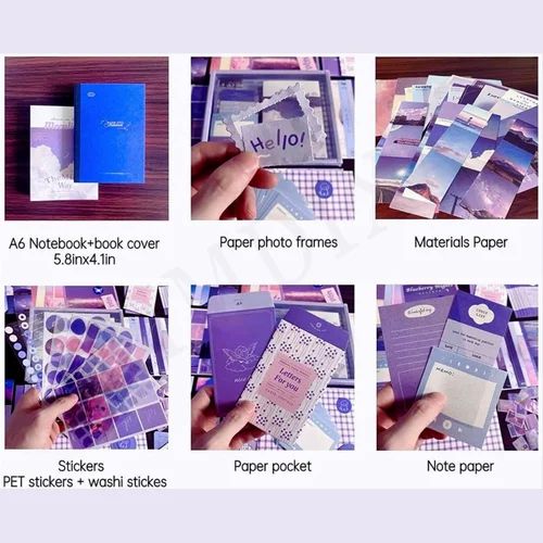 English Fiction VINTAGE SCRAPBOOK MOONLIGHT,